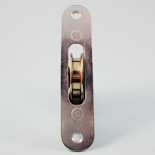 THD252/ZP • Zinc Plated • Radiused • Sash Pulley With Steel Body and 44mm [1¾] Brass Pulley